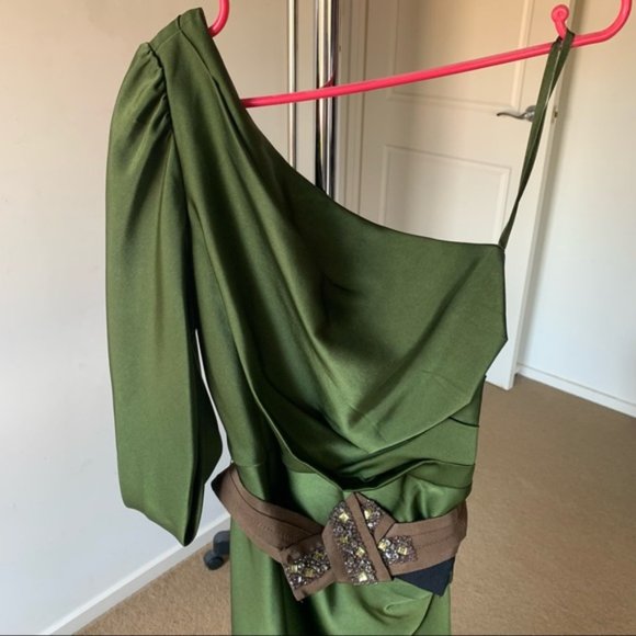 🔥$50 SALE🔥 BCBGMAXAZRIA One-shoulder Dress - Picture 5 of 9